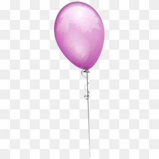 Balloon Purple String Floating Png Image - Balloon Clip Art Transparent Png  (#2428989) - PikPng