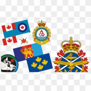 Canadian Military Insignia - Flag Of The Canadian Armed Forces Clipart