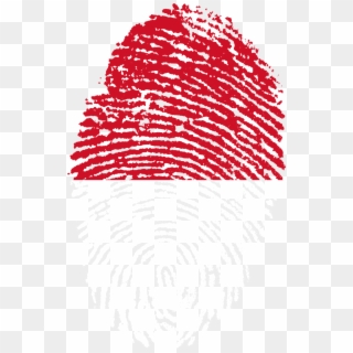 Indonesia Flag Fingerprint Png Image - Indonesia Flag Fingerprint Clipart