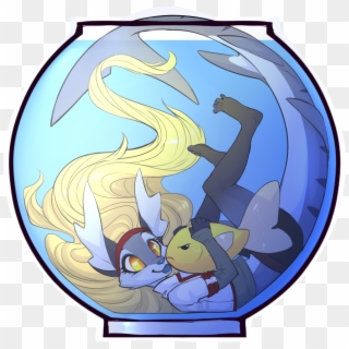 [sticker] Fishbowl - Cartoon Clipart