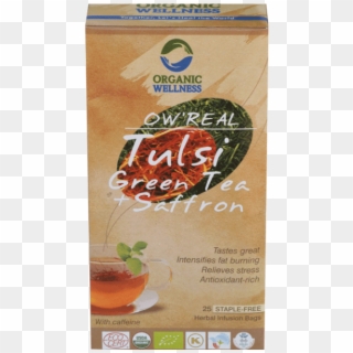 Tulsi Green Tea Saffron 25 Tea Bags - Gazpacho Clipart