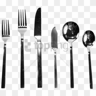 Free Png Silverware Png Png Images Transparent - Monochrome Clipart