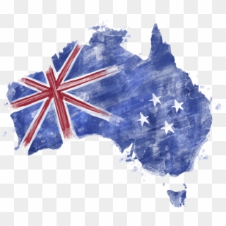 Download Stars Png Images - Australian Flag Painting Clipart