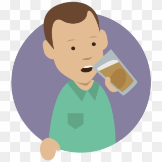 How Risky Is Your Drinking Large - Cartoon Clipart