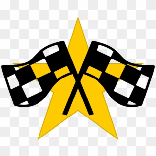 Star And Checkered Flags - Super Mario Kart Icon Clipart