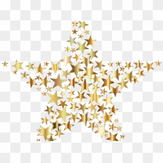Transparent Background Gold Star Png Clipart