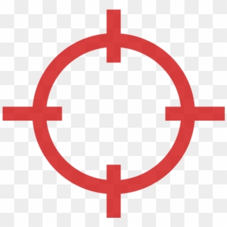 Hero-crosshair - Shooting Target Vector Png Clipart