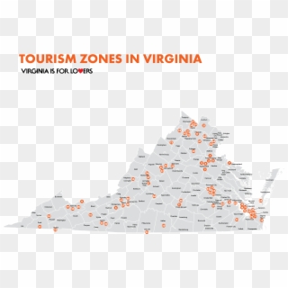 Statewide Tourism Zone Maps - Titanium Found In Virginia Clipart