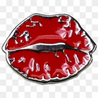 Kissing Lips Emoji - Illustration Clipart