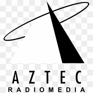 Aztec Radiomedia 01 Logo Black And White Clipart