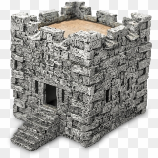 Stone Tower Fort - Brickwork Clipart