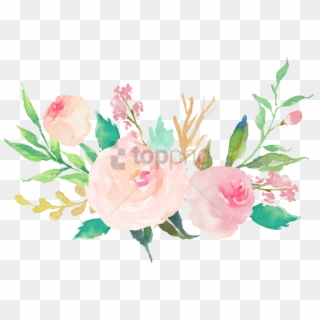 Free Png Water Color Flowers Pastel Png Image With - Pastel Flower Bouquet Clipart Transparent Png
