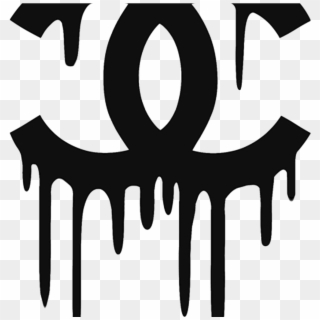 Dripping Chanel Logo Clipart
