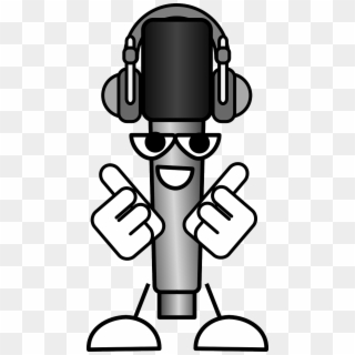 Microphone Sound Headphones Png Image - Microphone And Headphone Draw Clipart