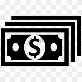Free Png Bill Money Stack Svg - Dollar Bill Png Icon Clipart