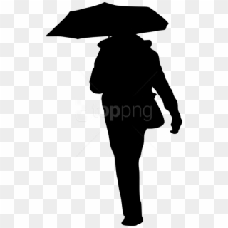 Free Png Woman Umbrella Silhouette Png Images Transparent - Remembrance Day Soldier Silhouette Clipart