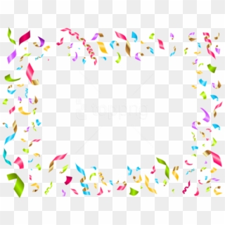 Birthday Confetti Png - Confetti Birthday Party Clip Art Transparent Png