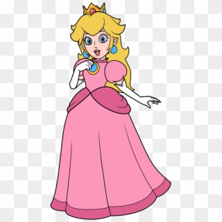 Super Princess Peach Mario Bros - Princess Peach Coloring Pages Clipart