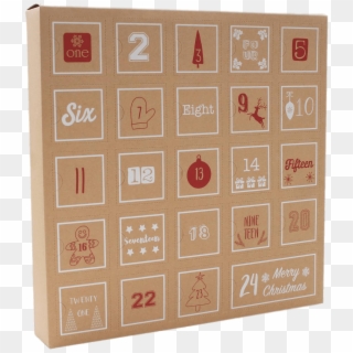 Cardboard Advent Calendar - Paper Clipart