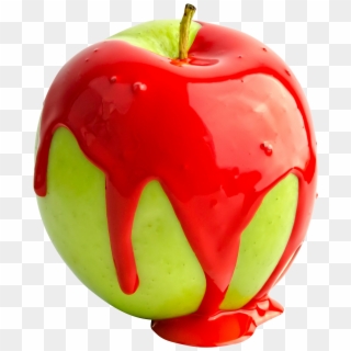 Red Paint On Apple Png Image , Png Download - Apple Covered In Paint Clipart