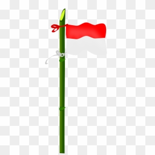 Flagpole Bamboo Flag Indonesia Png Image - Indonesian Flag Clip Art Transparent Png