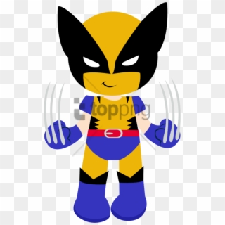 Free Png Super Herois Cute Png Image With Transparent - Wolverine Desenho Infantil Clipart