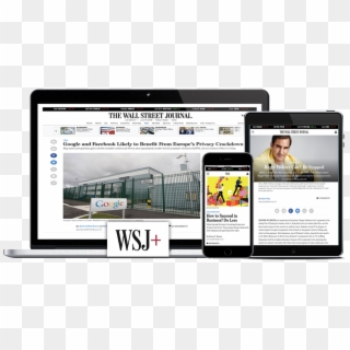 Stay Informed Wherever You Are With Our Complete Suite - Wall Street Journal Clipart