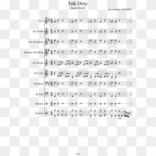 Talk Dirty Sheet Music Composed By Arr - Kenya National Anthem Pdf Clipart