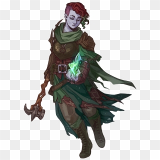 Dungeons And Dragons Characters, D D Characters, Fantasy - Firbolg Paladin Female Clipart