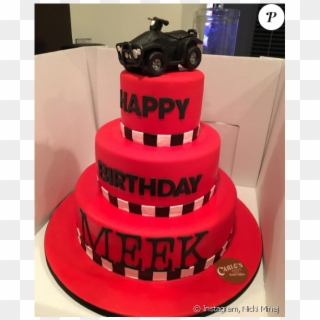 Le Gâteau D'anniversaire Du Rappeur Meek Mill À Philadelphie - 24th Birthday Cakes For Men Clipart
