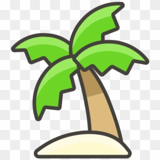 Palm Tree Emoji Icon Clipart