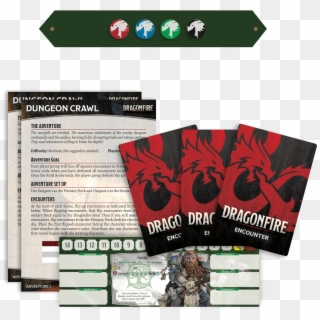 Dungeons & Dragons Dragonfire Deckbuilding - Flyer Clipart