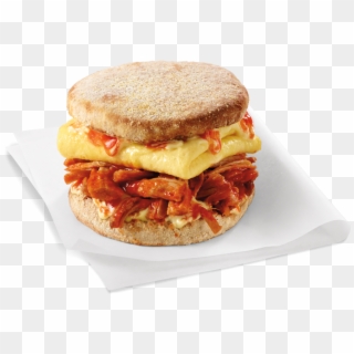 Pulled Pork & Eggs Sriracha Hollandaise Sandwich - Fast Food Clipart