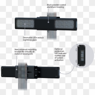 Rrfb-xl2™ Rectangular Rapid Flashing Beacons - Belt Clipart