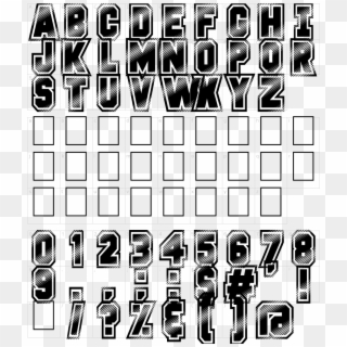 Font Characters , Png Download Clipart