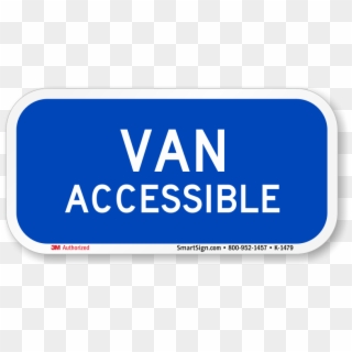 Van Accessible Reflective Aluminum Ada Handicapped - You Need Help Sign Clipart