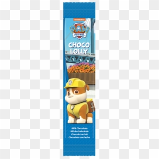 Paw Patrol Choco Lolly Rubble , Png Download - Mascot Clipart