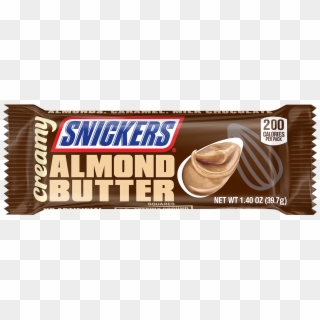 Creamy Snickers, Almond Butter Square Candy Bars, Single - Snickers Almond Butter Calories Clipart