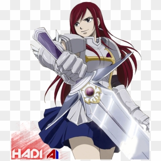 No Caption Provided - Fairy Tail Erza Render Clipart