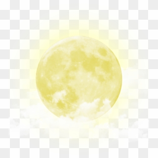 Yellow Moon Png Clipart