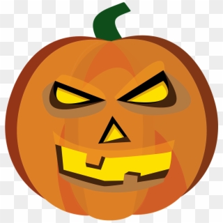 Halloween Pumpkin Face - Jack-o'-lantern Clipart
