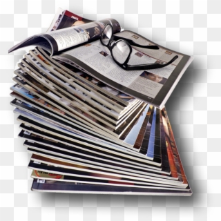 Magazine Png - Pile Stack Of Magazines Png Clipart
