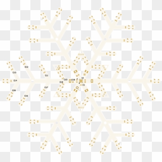 Neopixel Snowflake Descriptioncontrol 54 Neopixels - Christmas Cookies Illustration Png Clipart