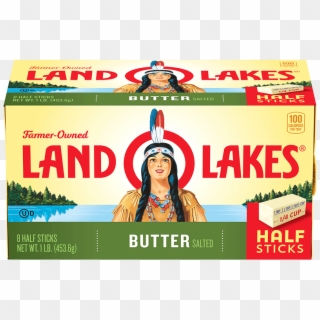Salted Butter In Half Sticks - Land O Lakes Half Stick Salted Butter Clipart