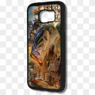 Largemouth Bass Samsung Galaxy S7 Jason Mathias Art - Mobile Phone Case Clipart