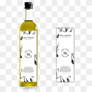 #aceite De #oliva Viejo Carretón #olive #oil #bottle - Glass Bottle Clipart