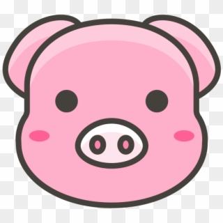 Pig Face Emoji Icon Clipart