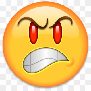 Very Angry Emoji - Angry Emoji Transparent Background Clipart