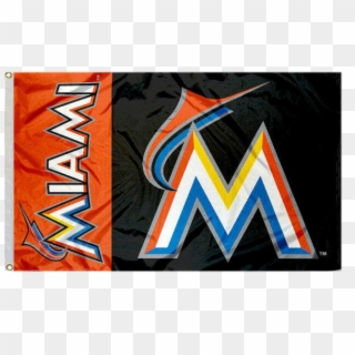 Miami Marlins Flag - 2017 Miami Marlins Logo Clipart