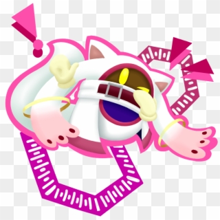 Kirby X Madoka Magica Kyoko Dee, Kyubey Magolor, Sectonia - Kirby Madoka Magica Clipart